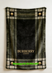 Burberry London Plaid Flannel Throw Blanket B107